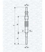 MAGNETI MARELLI - 062900079304 - Свеча накаливания